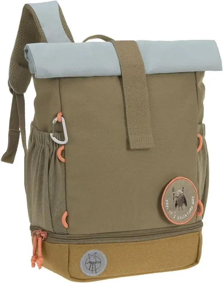 Lässig Mini Rolltop Backpack Nature - Olive