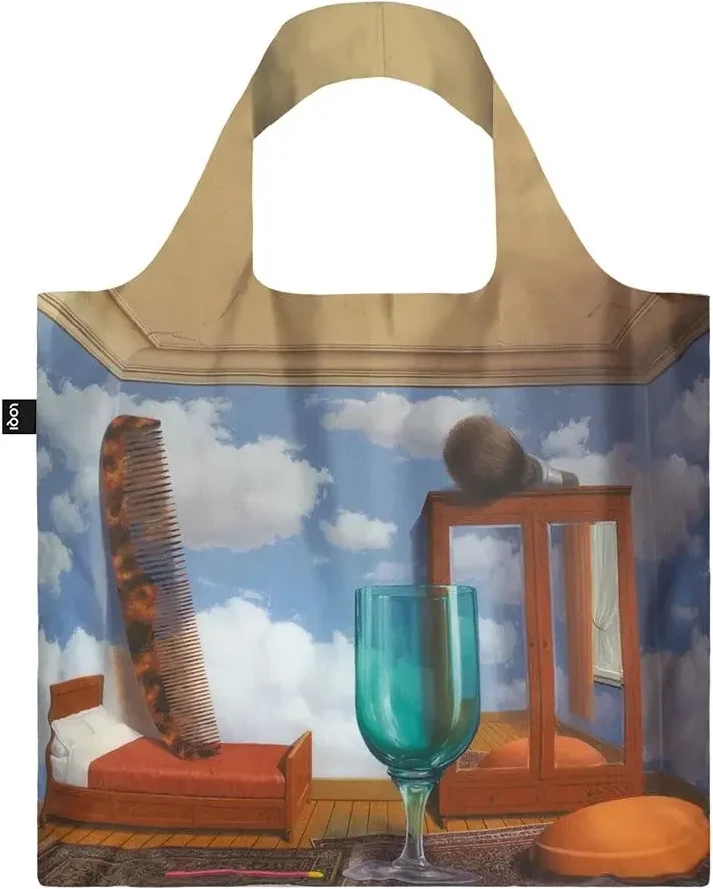 Skládací nákupní taška Loqi - Rene Magritte Personal Values