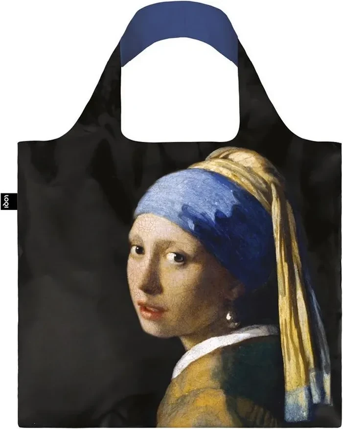 Skládací nákupní taška Loqi - Vermeer Girl with a Pearl Earring
