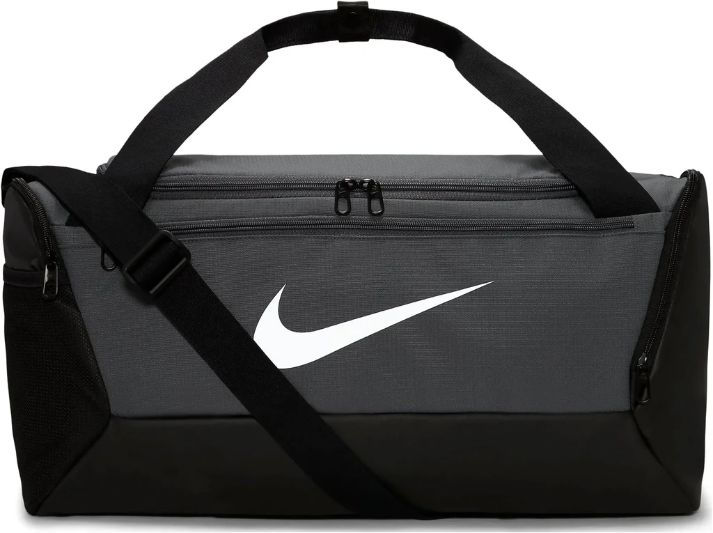 Nike Brasilia 9.5 Duffel Bag S šedá