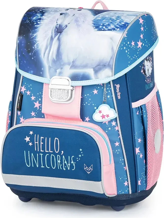 Oxybag Školní batoh Premium - Hello Unicorns