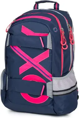 Oxybag Studentský batoh Oxy Sport - Blue Line Pink