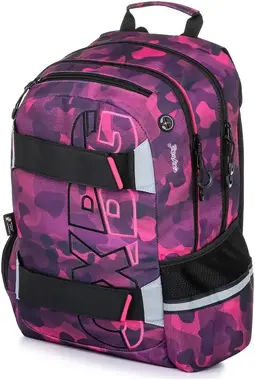 Oxybag Studentský batoh Oxy Sport - Camo Pink