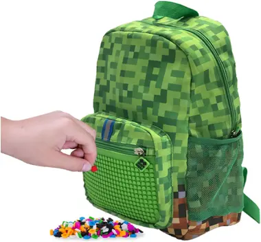 Pixie Crew Dětský batoh MineCraft zelený