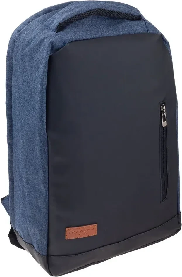 Rovicky Velký prostorný batoh na notebook Tmavě Modrá