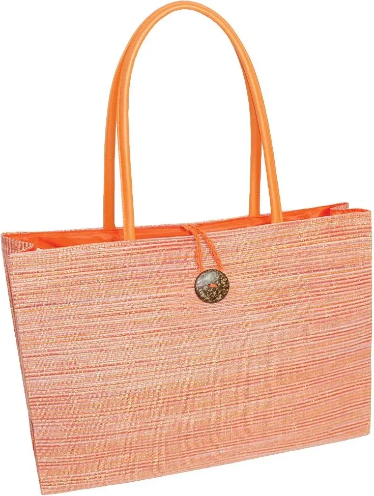 Semiline Woman's Beach Bag 1482 oranžová/ercu