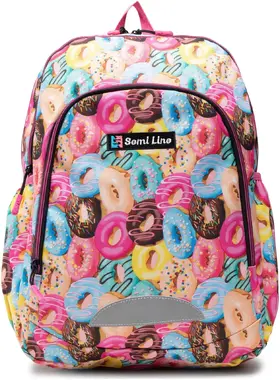 Semi Line Dětský batoh J4673 růžová/donut