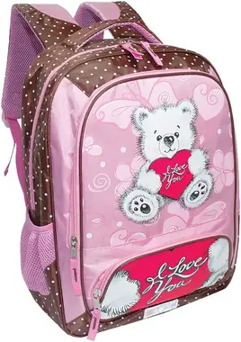Semiline Kids's Backpack 4685 růžová/hnědá