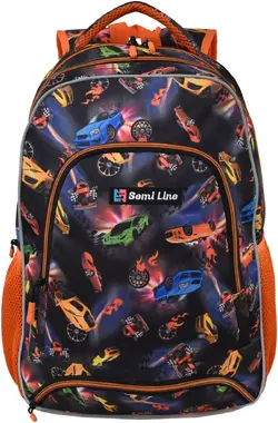 Semiline Kids's Backpack J4674 oranžová/černá