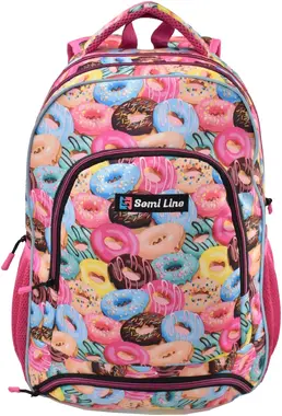 Semiline Kids's Backpack J4674 růžová