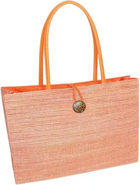 Semiline Woman's Beach Bag 1482 oranžová/ercu