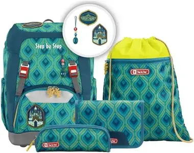 Školní batoh Step by Step Grade, 5dílný set - Kouzelný zámek