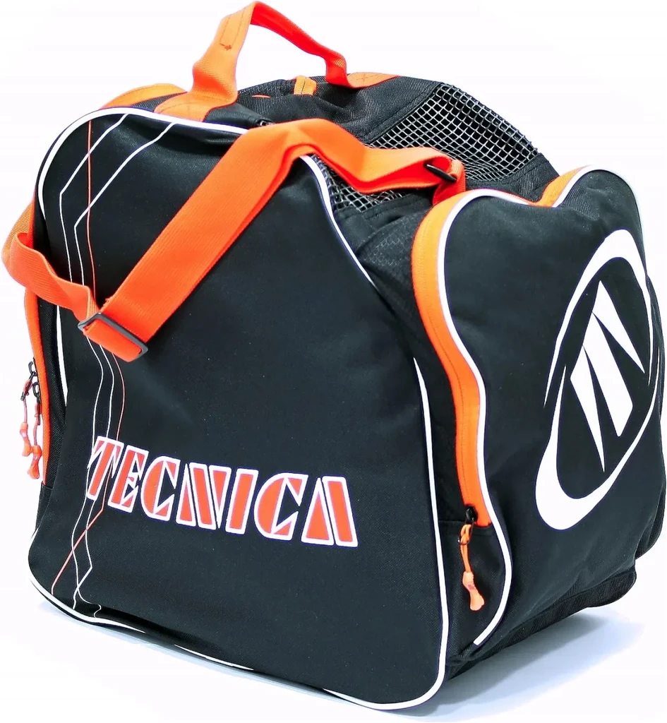 Tecnica Skiboot bag Premium - black/orange