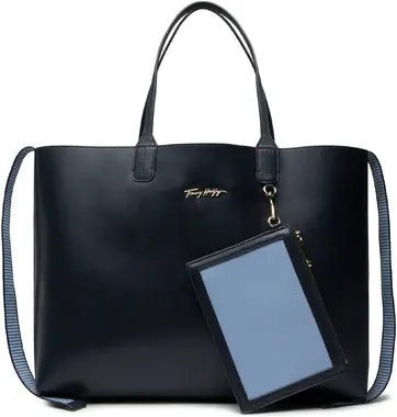Tommy Hilfiger Iconic Tommy Tote Tmavě modrá