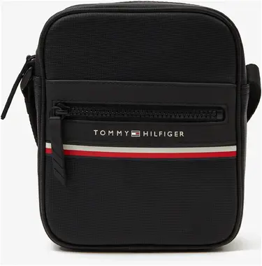 Tommy Hilfiger Th Stripe Mini Reporter AM0AM10297 Černá