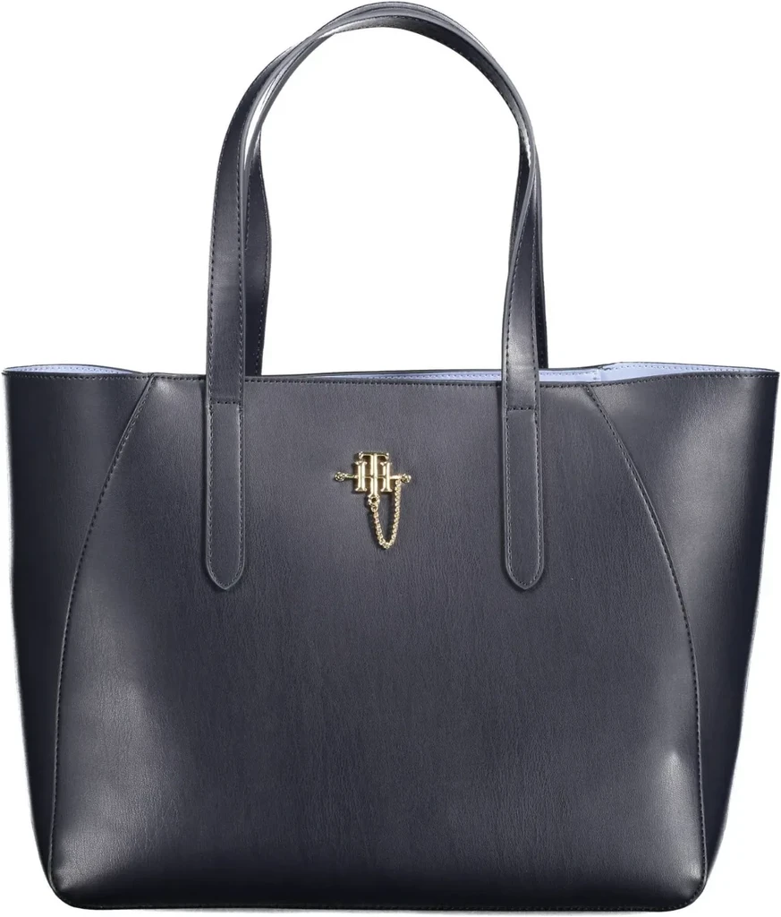 Tommy Hilfiger Th Chain Tote Černá