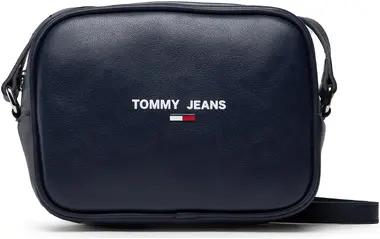 Tommy Jeans Essential Pu Crossover Tmavomodrá