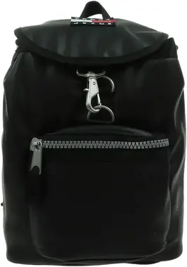 Tommy Jeans Tjm Heritage Flap Backpack Černá/Stříbrná