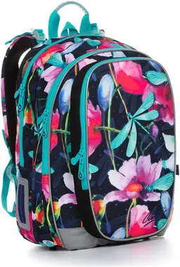 Školní batoh Topgal MIRA 20007 G Květy