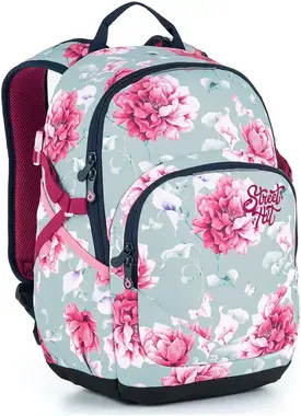 Studentský batoh Topgal YOKO 21030 G Květiny