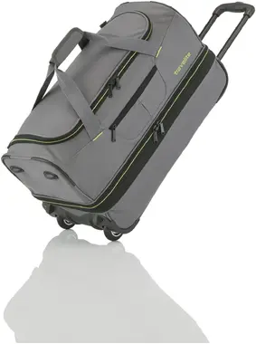 Travelite Basics Wheeled duffle S Grey/green
