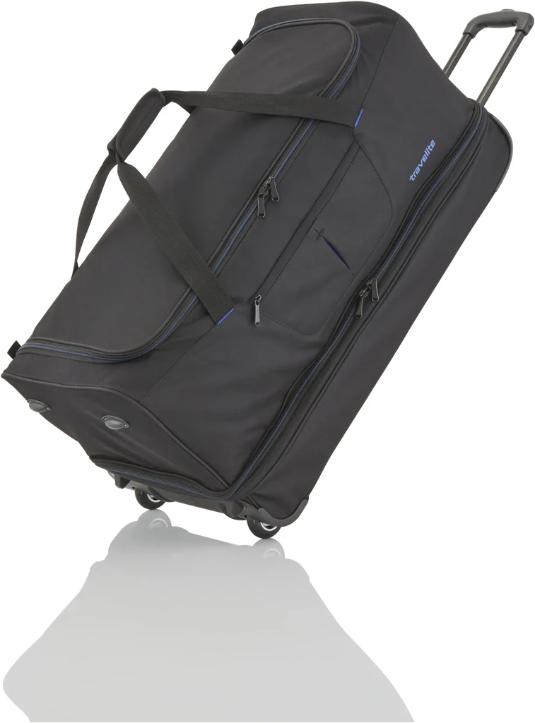Travelite Cestovní taška Basics L 98/119 l black/blue