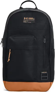 Under Armour Halftime Backpack - Black/Leather Brown