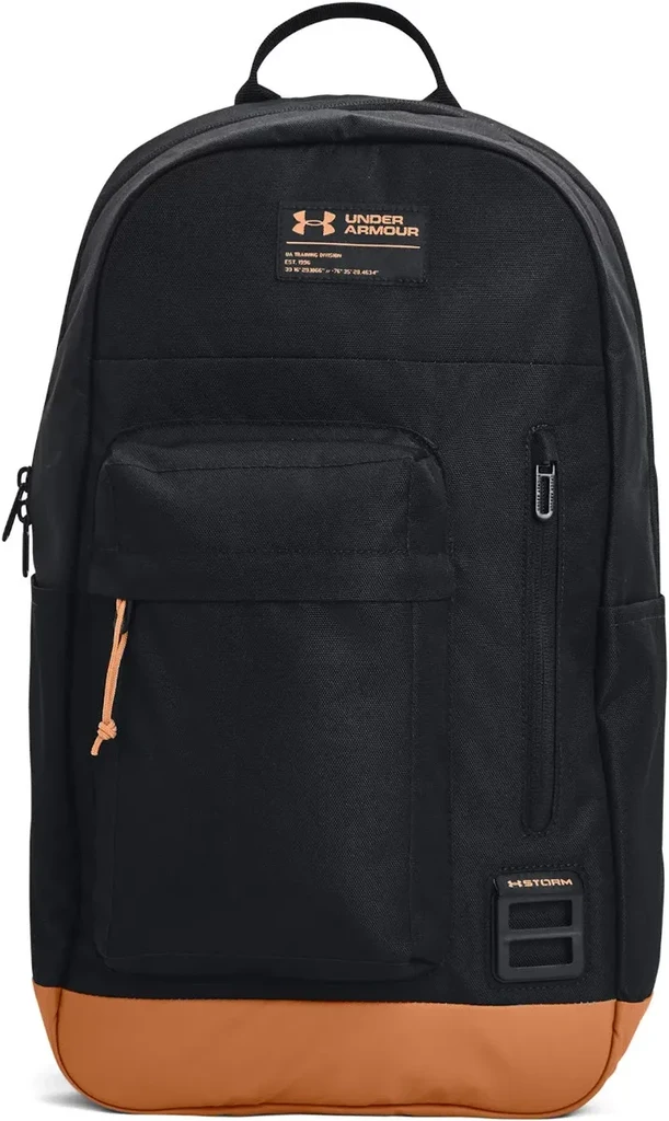 Under Armour Halftime Backpack - Black/Leather Brown
